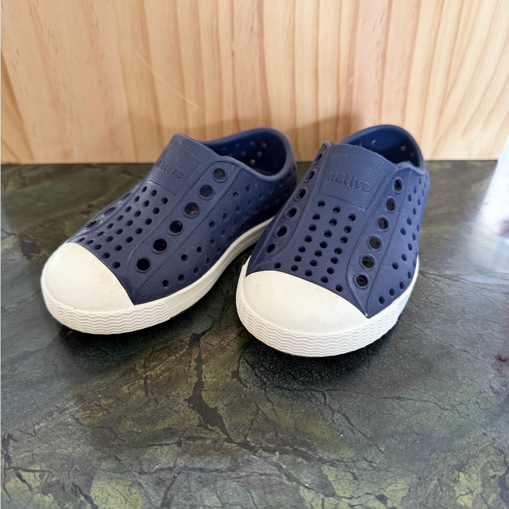 Native Shoes Kids Blue Slip-On Water Shoes
